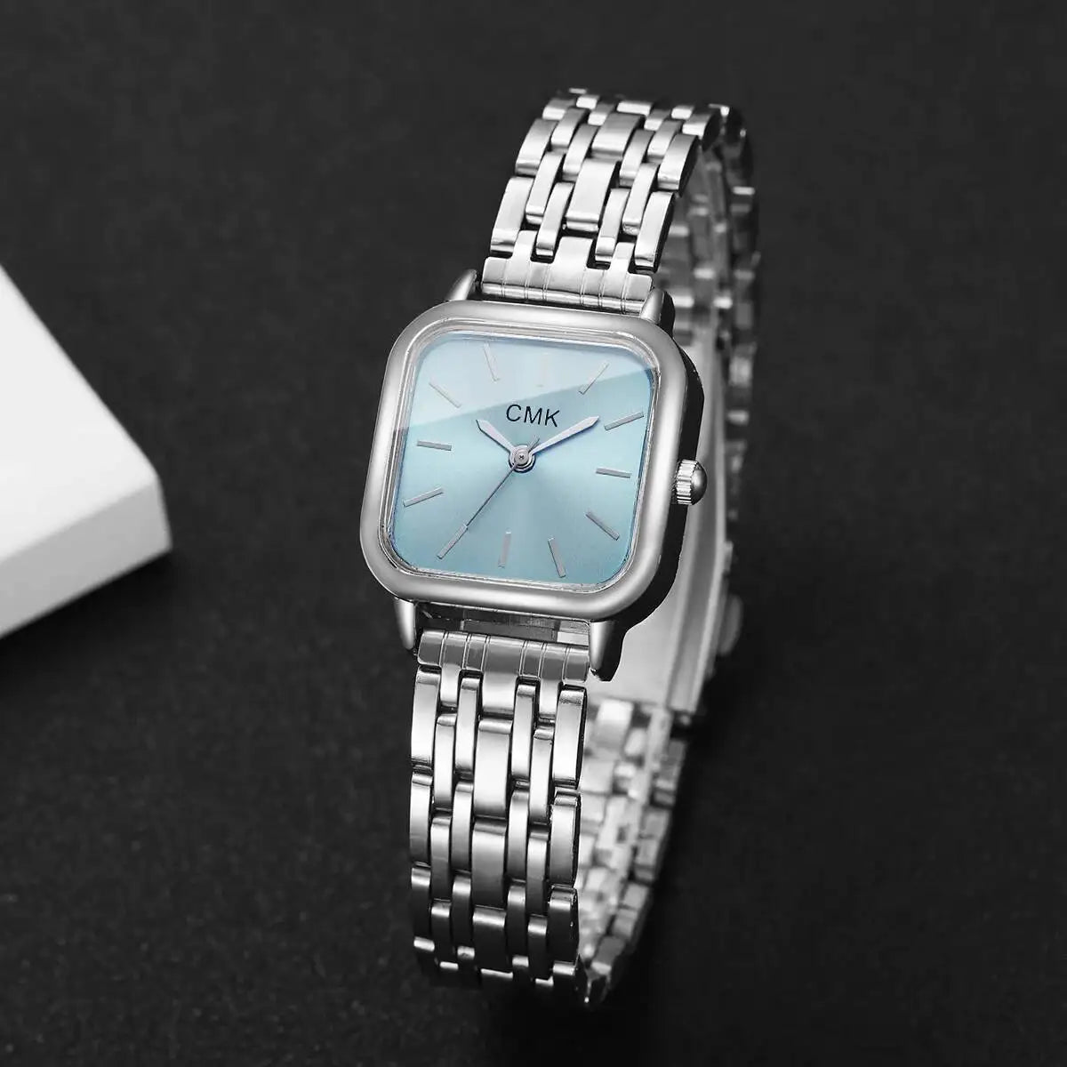 Fashion Square Women Watches Simple Ladies Quartz Wristwatch Reloj Mujer（Without Box）
