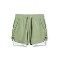Fashion Gym Shorts for Men Clothing Casual Sweatpants Outdoor Running and Cycling Breathable Double-layer Shorts Men