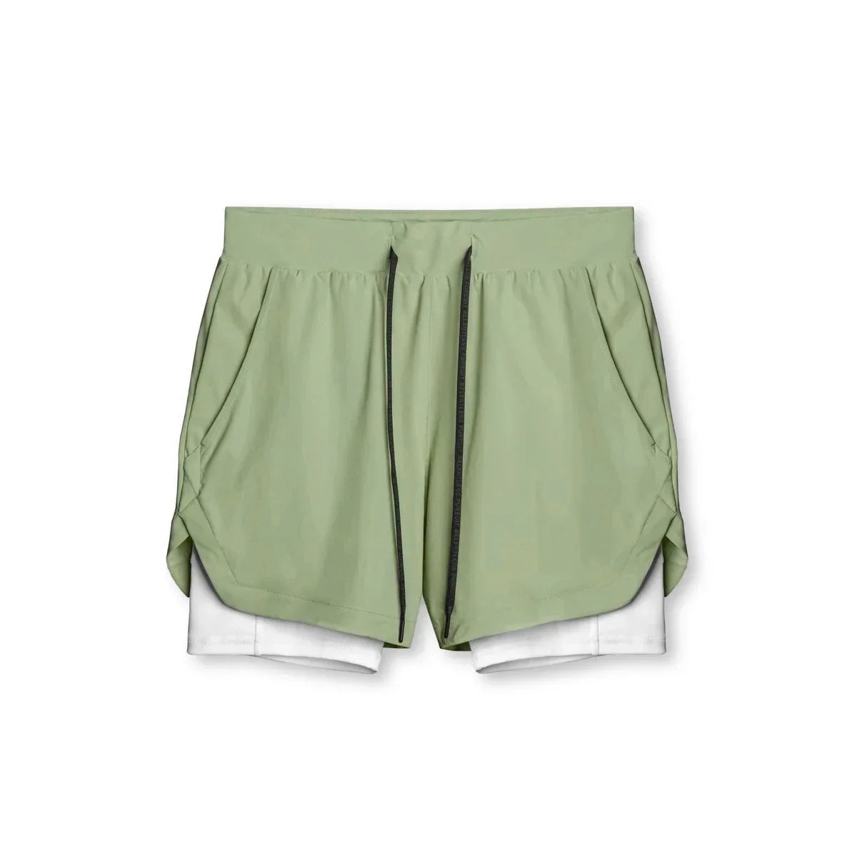 Fashion Gym Shorts for Men Clothing Casual Sweatpants Outdoor Running and Cycling Breathable Double-layer Shorts Men