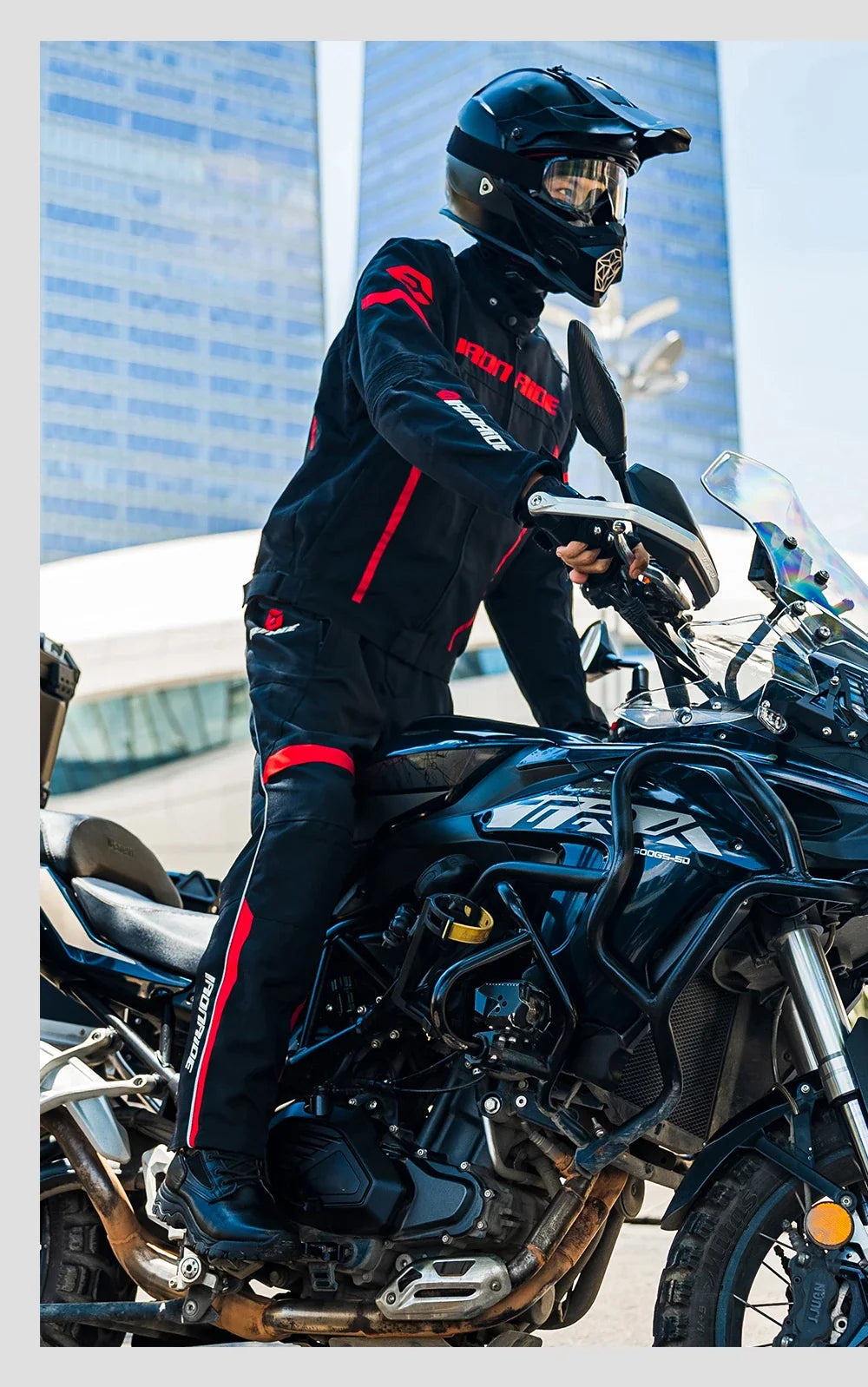 Motorcycle Jacket Waterproof Motorcross Jacket Pants Moto Jacket Windproof Riding Motorbike Clothes With Protective Gear M-3XL