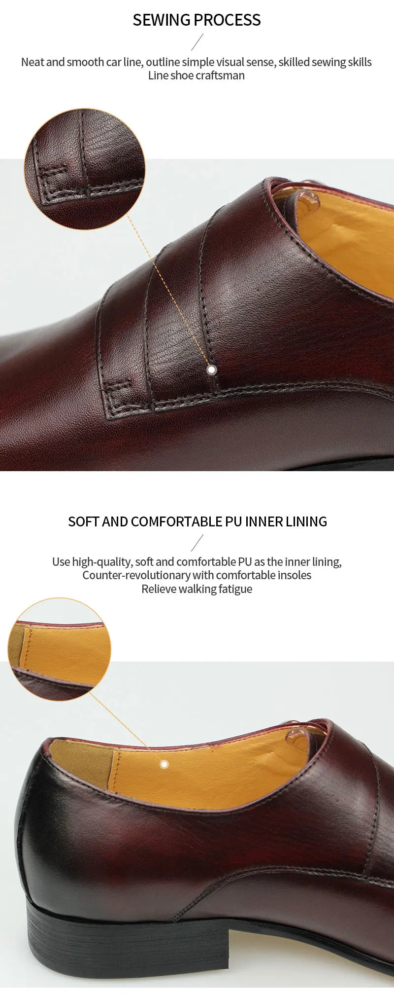 Dress Casual Leather Shoes Men's New British Leather Shoes Italian Style Designer Loaer Business Genuine Leather Pointed Toe