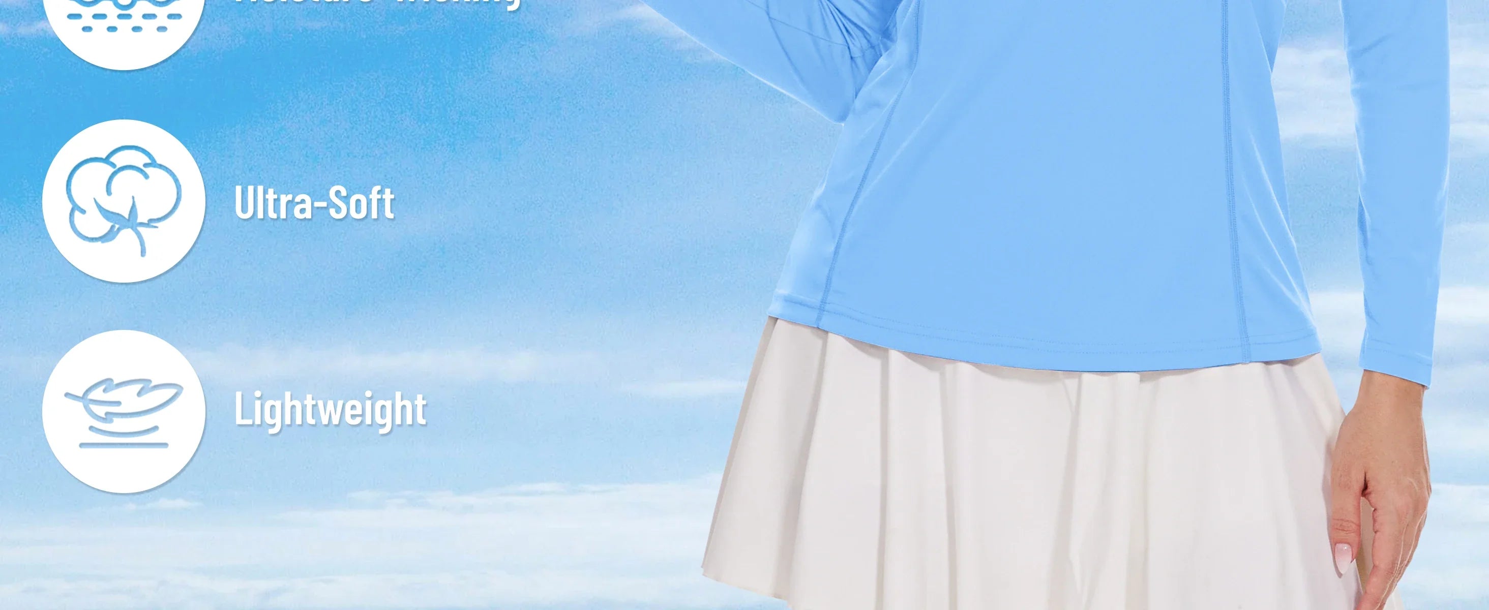 UPF50+ Quick Dry Long Sleeve Performance T-Shirts Womens Sun Protection Running Hiking Fishing Tee Shirts Tops Outdoor