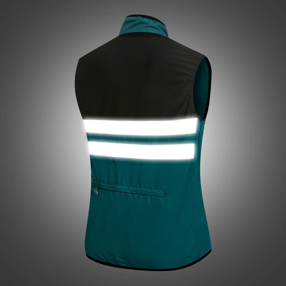 Wind Jacket Lightweight Cycling Windbreaker Windproof Bike Jacket Water Resistant Long Sleeve Jersey Wind Coat Vest