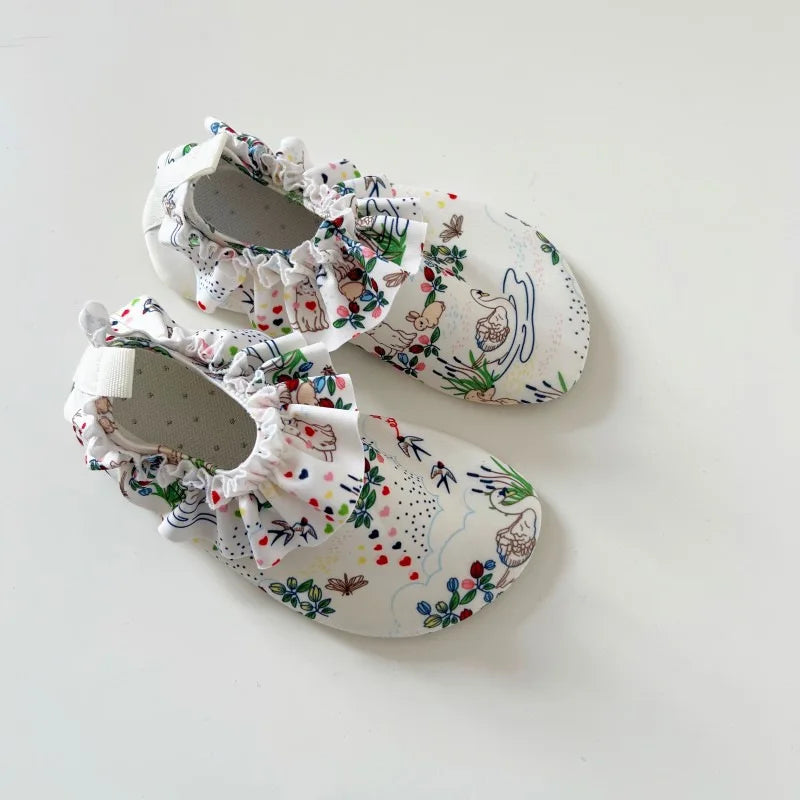 Kid Beach Shoes Water Park Gril Boy Socks Anti Slip Swimming Shoe Soft Sole Skin Sticking Beach Hiking Shoe Snorkeling Shoes