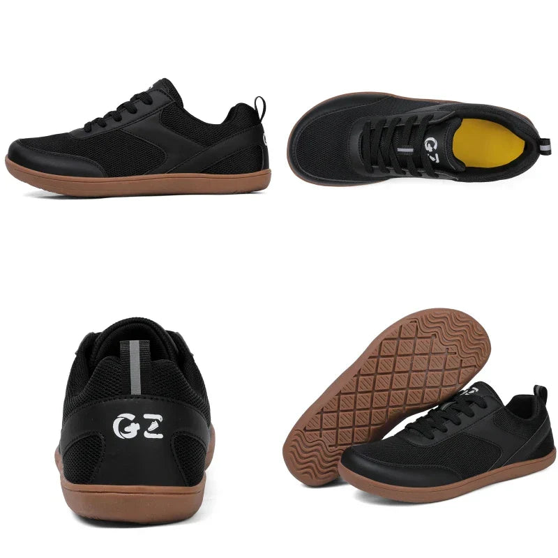 Men's Wide Minimalist Barefoot Sneakers | Unisex Zero Drop Sole | Optimal Relaxation