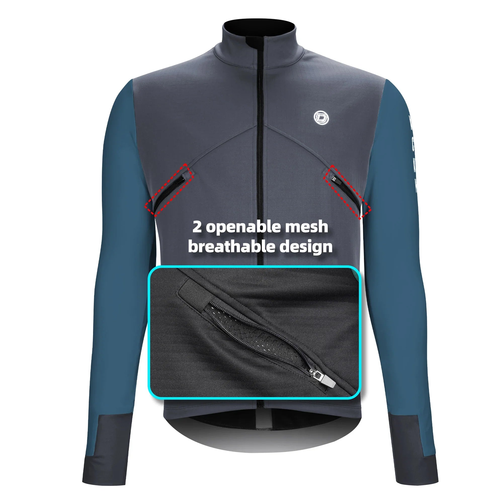 Cycling Men's Jacket Windproof Fleece Pro Cycling Jackets Long Sleeve Warm Soft Brushed Pro Breathable Bicycle Clothing