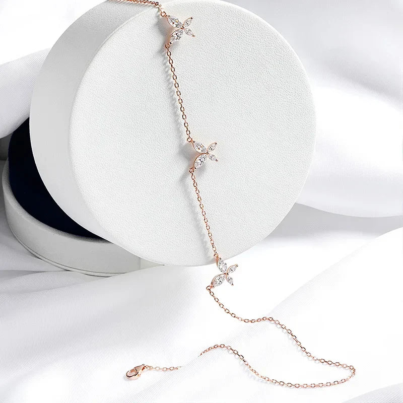 18K Plated Marquise Cut Moissanite Necklace Pendant for Women Girls Gift Lab Diamond Chain 925 Sterling Silver Jewelry