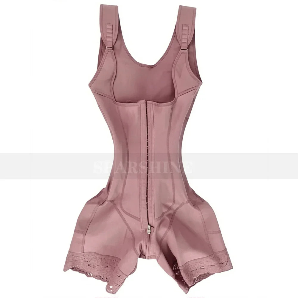 Buttocks Lifting Slimming Underwear Body Shaper Ladies Open Chest Sleeveless Jumpsuits New High Compression Shapewear Girdles
