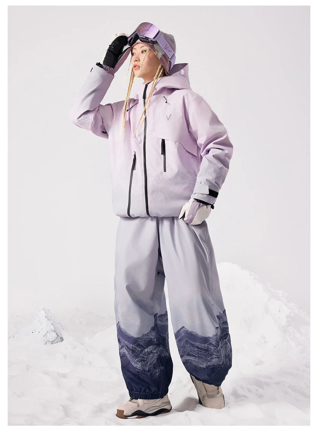 Men Women 3L Cotton Ski Jacket Ski Pants Winter Warm Windproof Waterproof Outdoor Sports Snowboard Ski Coat Trousers