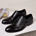 Men's Casual Crocodile Pattern Leather Shoes – Slip-On Loafers, Brown/Black, EU 40–48