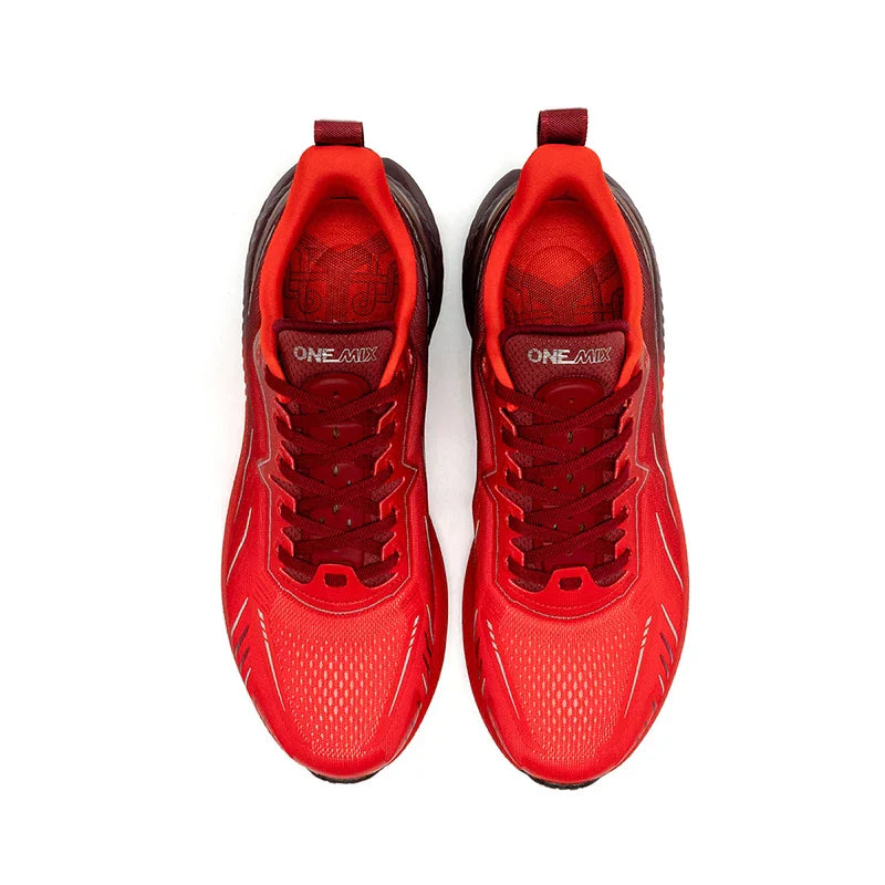 Cushioning Running Shoes For Men Suitable Heavy Runners Lace Up Sports Women Non-slip Outdoor Athletic Male Sneakers