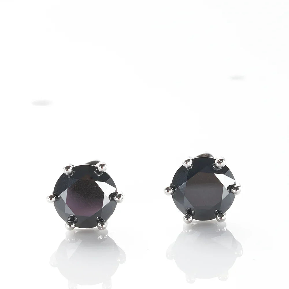 0.5-2ct Moissanite Screw Stud Earrings D Color 925 Sterling Silver Diamond Earrings For Women Wedding Fine Jewelry