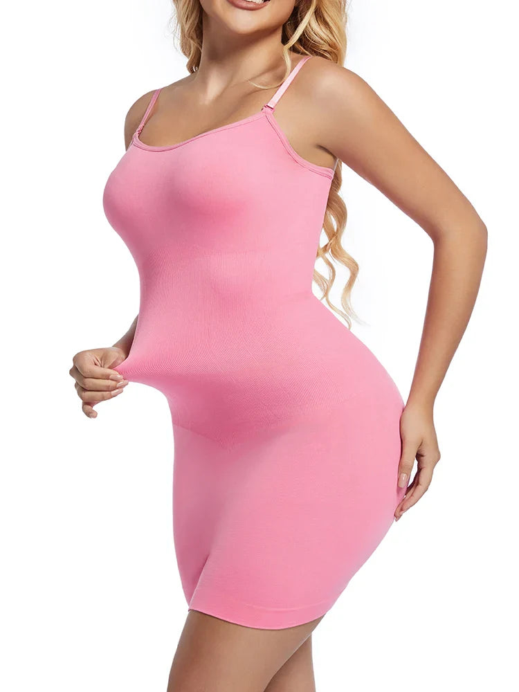 Seamless Suspender Dress Women Body Shaper Tummy Control Sleeveless Skirt