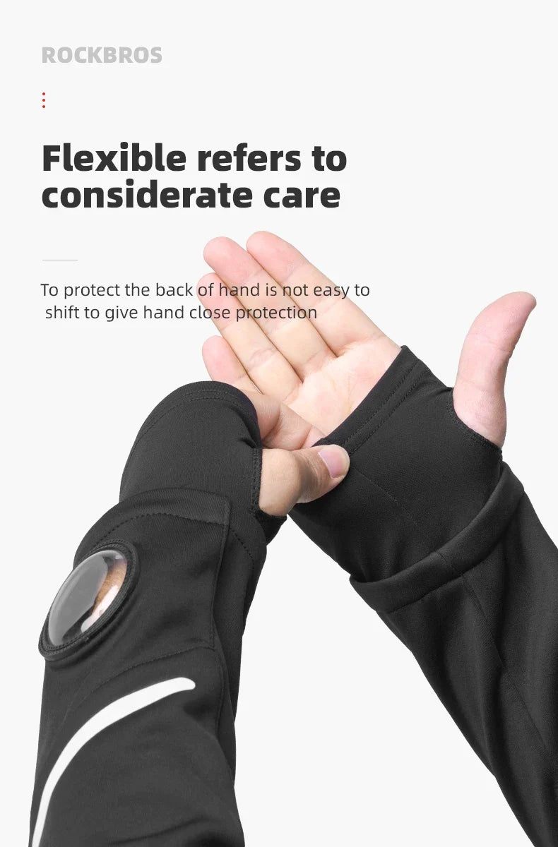 Bicycle Jacket Winter Cycling Clothing Thermal Fleece Long Sleeve Cycling Bike Clothing Warmer Windproof Sportswear