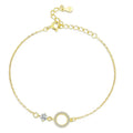 Authentic 925 Sterling Silver Simple Ring Bracelet for Women Simple Basic Bracelet for Female Fine Jewelry Wedding Gift
