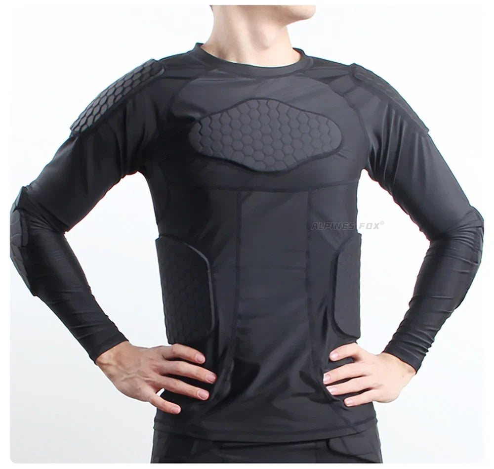 Motorcycle Full Body Armor Jacket Protective Moto Underwear Anti-collision Motorbike Riding Clothes Honeycomb Pad Motocross Tops