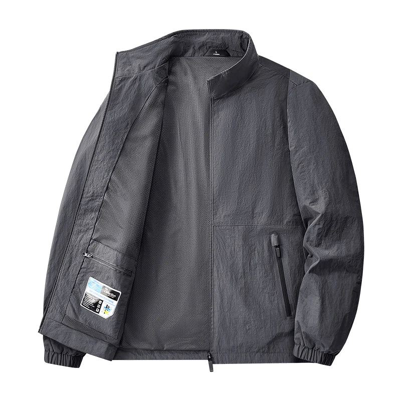 8XL Men Outdoor Jacket Autumn Winter Jacket Hiking Camping Windbreaker Plus Size Spring Oversized Outwear Hooded Coat